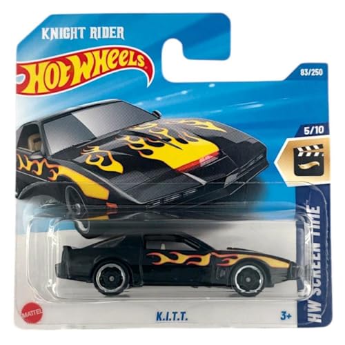 Hot Wheels Knight Rider K.I.T.T. Pontiac Firebird Trans Am Schwarz mit Flammenlackierung HYX27 2025 von Hot Wheels