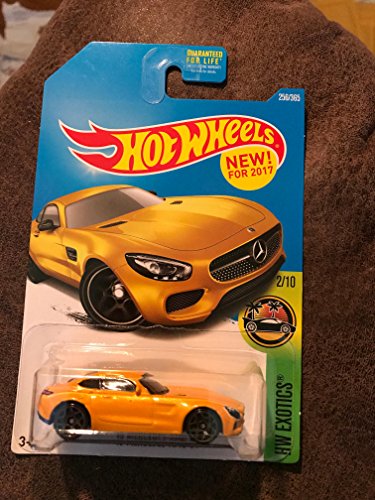 hot Wheels 1015 15 Yellow Mercedes AMG GT HW Exotics 256 of 365 von HOT