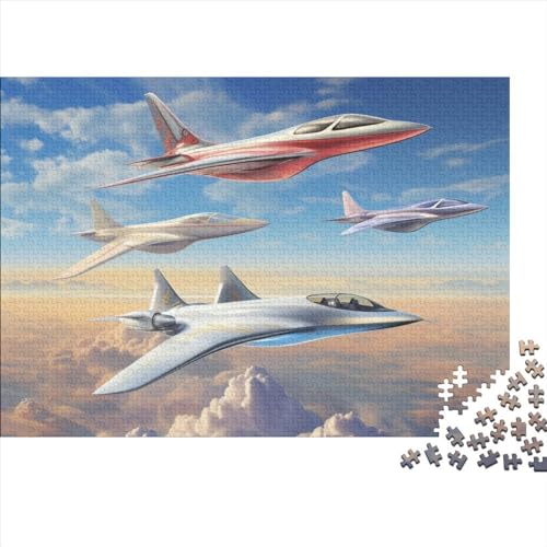 Flugzeug– 1000 Teile Puzzles, Impossible Puzzle, Geschicklichkeitsspiel Für Die Ganze Familie, Erwachsenenpuzzle Ab 14 Jahren 1000pcs (75x50cm) von HOTGE