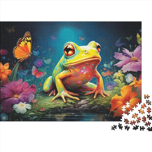 Frosch Tier– 1000 Teile Puzzles, Impossible Puzzle, Geschicklichkeitsspiel Für Die Ganze Familie, Erwachsenenpuzzle Ab 14 Jahren 1000pcs (75x50cm) von HOTGE