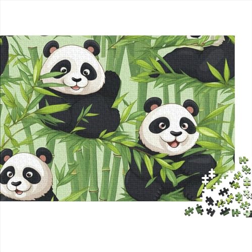 Panda– 1000 Teile, Impossible Puzzle, Bambus Puzzles Für KinderGeschicklichkeitsspiel Für Die Ganze Familie, Farbenfrohes Legespiel, 1000pcs (75x50cm) von HOTGE