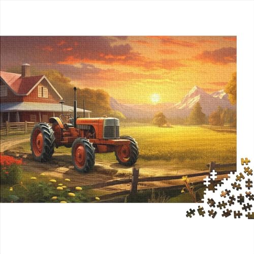 Traktoren– 1000 Teile Puzzles, Impossible Puzzle, Geschicklichkeitsspiel Für Die Ganze Familie, Erwachsenenpuzzle Ab 14 Jahren 1000pcs (75x50cm) von HOTGE