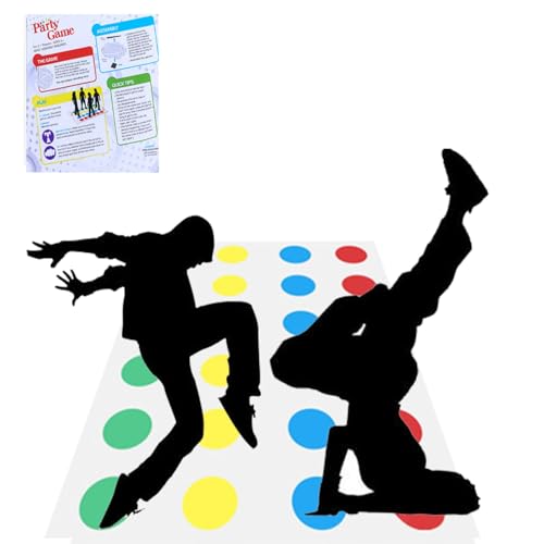 HOTMNTY Twisting Spiele,Twisting Spielmatte,Balance Floor Spiel Pad,Twisting Game für Kinder Erwachsene,Bodenspiel mit Spielmatte,Bodenmatte Bodenspiel,Teamspiel,Familienspiel,Lustiges Spiel HOTMNTY Twisting Spiele,Twisting Spielmatte,Balance Floor Spiel Pad,Twisting Game für Kinder Erwachsene,Bodenspiel mit Spielmatte,Bodenmatte Bodenspiel,Teamspiel,Familienspiel,Lustiges Spiel von HOTMNTY