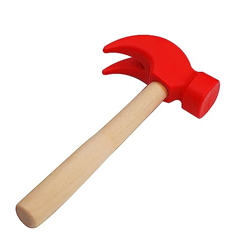 Simulation Mallet Spielzeug, Kinder Simulation Hämmer Wartungstools, Holz Hammer Spielzeug, Pretend Play Pädagogisches Kinderspielzeug für Kinder Pädagogisches, aus Holz und Kunststoff, Rot, 1 Stück Simulation Mallet Spielzeug, Kinder Simulation Hämmer Wartungstools, Holz Hammer Spielzeug, Pretend Play Pädagogisches Kinderspielzeug für Kinder Pädagogisches, aus Holz und Kunststoff, Rot, 1 Stück von HOTMNTY