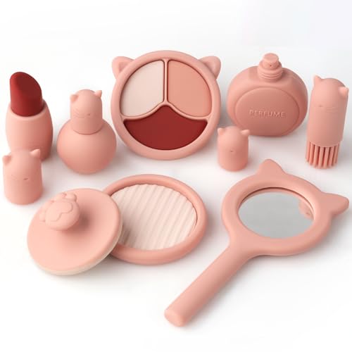 HOTUT Mädchen Spielzeug für Rollenspiele,8 Stück Kinder Make Up Set,Silikon Waschbar Rollenspiele Zubehör,Rollenspiel Spielzeug Geschenk HOTUT Mädchen Spielzeug für Rollenspiele,8 Stück Kinder Make Up Set,Silikon Waschbar Rollenspiele Zubehör,Rollenspiel Spielzeug Geschenk von HOTUT