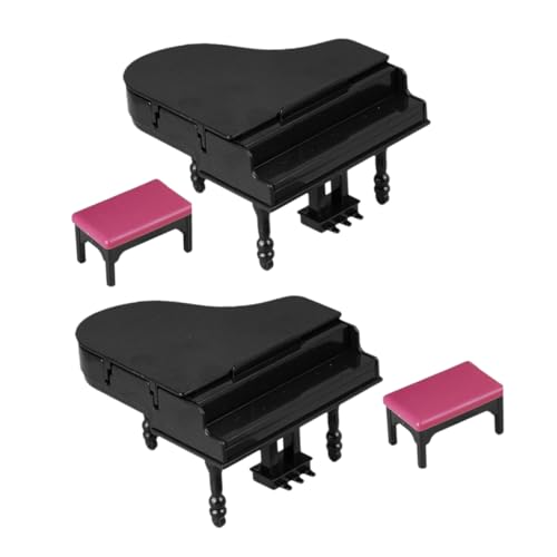 HOUDERCO 2 Sätze Teiliges Puppenhaus Klavier und Hocker Modell für Mikrolandschaft und Garten Dekoration Einzigartiges und Stilvolle Wohnaccessoires HOUDERCO 2 Sätze Teiliges Puppenhaus Klavier und Hocker Modell für Mikrolandschaft und Garten Dekoration Einzigartiges und Stilvolle Wohnaccessoires von HOUDERCO