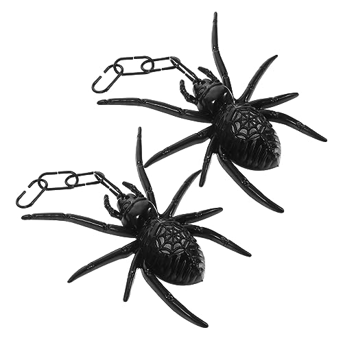 HOUDERCO 2 Stück Glühende Spinnen Halloween Dekoration Simulation Plastikspritzer für Gruselige Partys Requisiten für Spukhäuser und Scherzartikel HOUDERCO 2 Stück Glühende Spinnen Halloween Dekoration Simulation Plastikspritzer für Gruselige Partys Requisiten für Spukhäuser und Scherzartikel von HOUDERCO