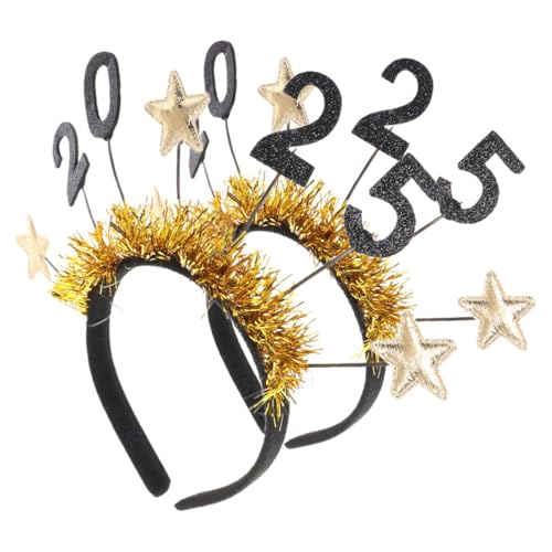 HOUDERCO Schickes Neujahrs-stern-stirnband 2er-pack Stirnbänder Für Fröhliche Neujahrsfeiern HOUDERCO Schickes Neujahrs-stern-stirnband 2er-pack Stirnbänder Für Fröhliche Neujahrsfeiern von HOUDERCO