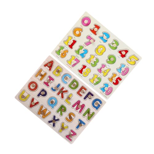 HOUDERCO 2Satz Holz Alphabet Puzzle Montessori für Kleinkinder Pädagogisches Steckpuzzle mit Bunten und Fördert Hand Augen Koordination und Motorische Fähigkeiten HOUDERCO 2Satz Holz Alphabet Puzzle Montessori für Kleinkinder Pädagogisches Steckpuzzle mit Bunten und Fördert Hand Augen Koordination und Motorische Fähigkeiten von HOUDERCO