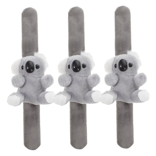 HOUDERCO 3 Stück Tier Slap Armbänder Für Plüsch Tier Armbänder Gefüllte Slap Bands Für Jungen Und Mädchen Geburtstagsthema Partyzubehör Korbfüller HOUDERCO 3 Stück Tier Slap Armbänder Für Plüsch Tier Armbänder Gefüllte Slap Bands Für Jungen Und Mädchen Geburtstagsthema Partyzubehör Korbfüller von HOUDERCO