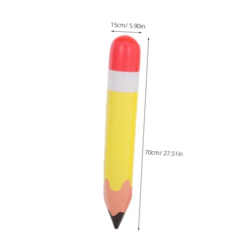 HOUDERCO 4 Stück Aufblasbare Bleistiftballons aus PVC Große Realistische Schulanfang Deko Vielseitige Party und Klassenzimmerdekoration Leichte Transportable Kindergeburtstags Spielzeuge HOUDERCO 4 Stück Aufblasbare Bleistiftballons aus PVC Große Realistische Schulanfang Deko Vielseitige Party und Klassenzimmerdekoration Leichte Transportable Kindergeburtstags Spielzeuge von HOUDERCO