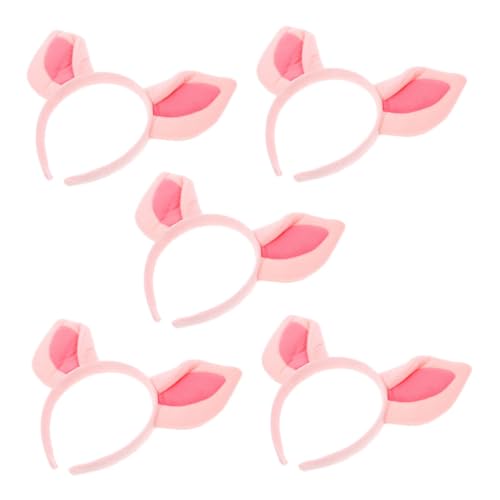 HOUDERCO 5 Stück Teiliges Tierohren Haarband Plüschige Schweineohren für Fotos Partys Cosplay und Bühnenaufführungen Niedliches Accessoire für Altersgruppen HOUDERCO 5 Stück Teiliges Tierohren Haarband Plüschige Schweineohren für Fotos Partys Cosplay und Bühnenaufführungen Niedliches Accessoire für Altersgruppen von HOUDERCO