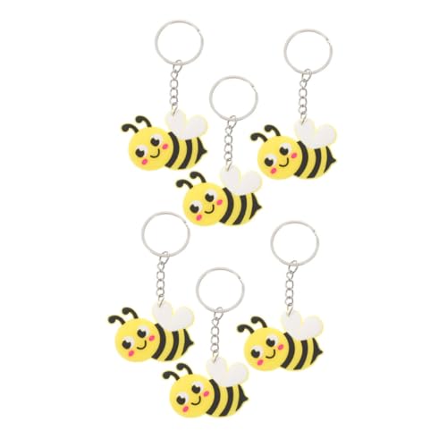 HOUDERCO 6Stücke Niedlicher Bienen Schlüsselanhänger Cartoon Design Vielseitig Einsetzbar Taschen und Autoschmuck Perfektes für Partys und Besondere Anlässe HOUDERCO 6Stücke Niedlicher Bienen Schlüsselanhänger Cartoon Design Vielseitig Einsetzbar Taschen und Autoschmuck Perfektes für Partys und Besondere Anlässe von HOUDERCO