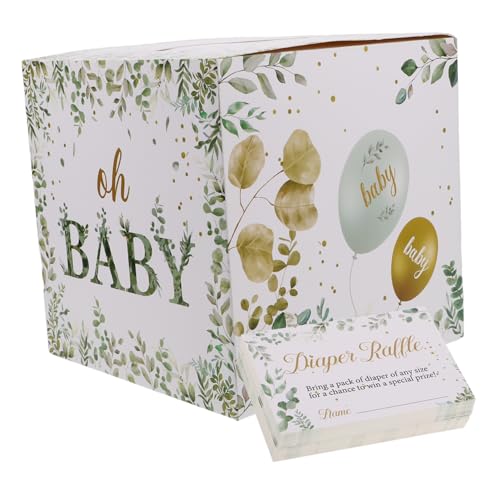 HOUDERCO Kasten Lotteriespielset Babypartytischdekorationen Tombola-kartenspiel Zur Babyparty Babyparty-Karten Tombolaboxen Mit Schlitz Kästen Für Tombola-Tickets Babyparty-Spiel Papier HOUDERCO Kasten Lotteriespielset Babypartytischdekorationen Tombola-kartenspiel Zur Babyparty Babyparty-Karten Tombolaboxen Mit Schlitz Kästen Für Tombola-Tickets Babyparty-Spiel Papier von HOUDERCO