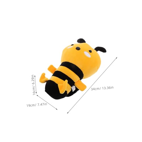 HOUDERCO Kuscheliges Plüsch Kuscheltier Biene Weiches Stofftier für Jungen und Mädchen Niedliches Cartoon Bienen Geschenk Dekoration und Kissen von HOUDERCO