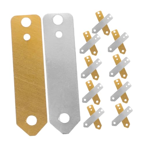 HOUDERCO Teiliges Kupfer Metall elektroden Fruchtbatterie Experiment Langlebige Elektrode aus Kupferplatte und Metallstreifen Geeignet für Schulunterricht und Kreative von HOUDERCO