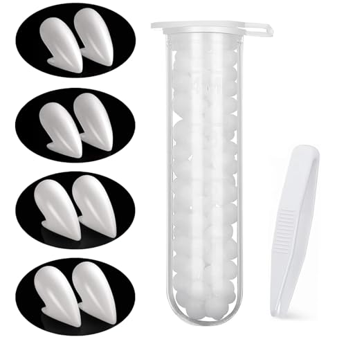 HOUSN 4 Paar Vampirzähne Vampir,Halloween Vampir Fangs Kit, 4 Größen Custom Fangs Vampire,Zähne Gefälschte Zahnersatz mit Rohr Zähne Pellets Klebstoff für Cosplay Party Requisiten - 13/15mm HOUSN 4 Paar Vampirzähne Vampir,Halloween Vampir Fangs Kit, 4 Größen Custom Fangs Vampire,Zähne Gefälschte Zahnersatz mit Rohr Zähne Pellets Klebstoff für Cosplay Party Requisiten - 13/15mm von HOUSN