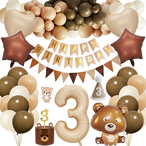 Geburtstagsdeko 3 Jahr Junge, Dritter Geburtstag Mädchen Junge, 3. Kindergeburtstag Deko mit Luftballon 3. Geburtstag, Cake Topper 3. Geburtstag, 3. Geburtstag Hut for Baby 3 Jahr Geburtstag Deko Geburtstagsdeko 3 Jahr Junge, Dritter Geburtstag Mädchen Junge, 3. Kindergeburtstag Deko mit Luftballon 3. Geburtstag, Cake Topper 3. Geburtstag, 3. Geburtstag Hut for Baby 3 Jahr Geburtstag Deko von HOUSTAR