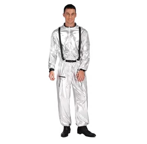 HOUXINQWWP Cosplay-Kostüm für Herren, langärmelig, Body S-3XL, Silber, XXL HOUXINQWWP Cosplay-Kostüm für Herren, langärmelig, Body S-3XL, Silber, XXL von HOUXINQWWP