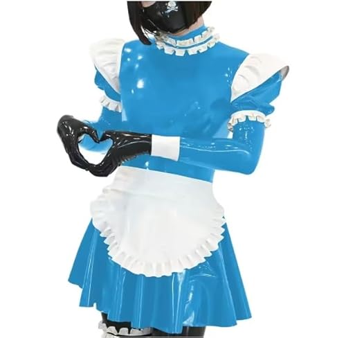 HOUXINQWWP Cosplay-Kostüme, langärmelig, PVC, Größe S-7XL, Blau, Größe 4XL HOUXINQWWP Cosplay-Kostüme, langärmelig, PVC, Größe S-7XL, Blau, Größe 4XL von HOUXINQWWP