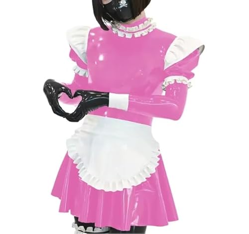 HOUXINQWWP Cosplay-Kostüme, langärmelig, PVC, Größe S-7XL, Rosa, Größe 4XL HOUXINQWWP Cosplay-Kostüme, langärmelig, PVC, Größe S-7XL, Rosa, Größe 4XL von HOUXINQWWP