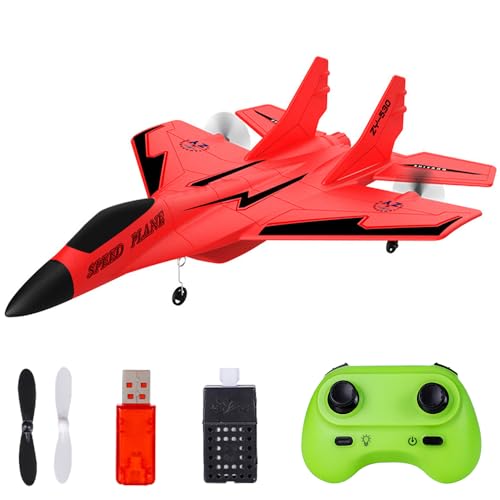 HOVCEH Ferngesteuerte Flugzeuge, Flugzeug Flieger, RC Flugzeug Kinder mit LED Beleuchtung für Anfänger, Kinder Und Erwachsene,RC Fighter PlaneFlugzeug Spielzeug Mit USB-Aufladung Und Licht HOVCEH Ferngesteuerte Flugzeuge, Flugzeug Flieger, RC Flugzeug Kinder mit LED Beleuchtung für Anfänger, Kinder Und Erwachsene,RC Fighter PlaneFlugzeug Spielzeug Mit USB-Aufladung Und Licht von HOVCEH