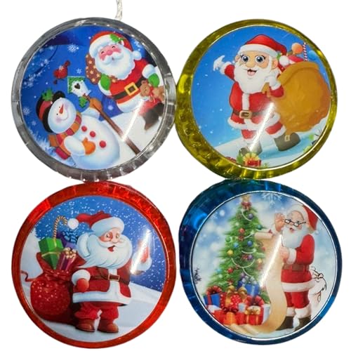 2 x Weihnachts-Jojo, Rentier und Schneemann, LED-Blink-Yoyo für Kinder, lustiger Strumpffüller, Clutch-Trick mit Schnur für 3+Y, Größe 5,5 cm 2 x Weihnachts-Jojo, Rentier und Schneemann, LED-Blink-Yoyo für Kinder, lustiger Strumpffüller, Clutch-Trick mit Schnur für 3+Y, Größe 5,5 cm von HOVUK