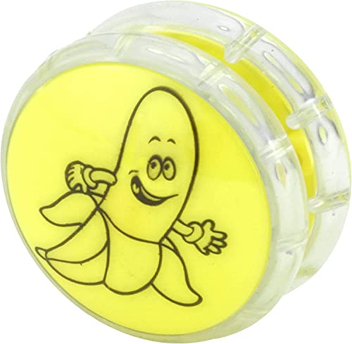 HOVUK Bananen-Aufdruck "Responsive Yoyo", stabil und stabil, mit Yojo-Schnur, tolles Geschenk für Kinder und Anfänger, Gelb von HOVUK