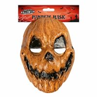 Horror Kürbis Halloween Maske, Orange Skelett Maske für Kinder, Einheitsgröße, Erwachsene Maskerade Maske, Halloween Kostüme Gesichtsmaske von HOVUK