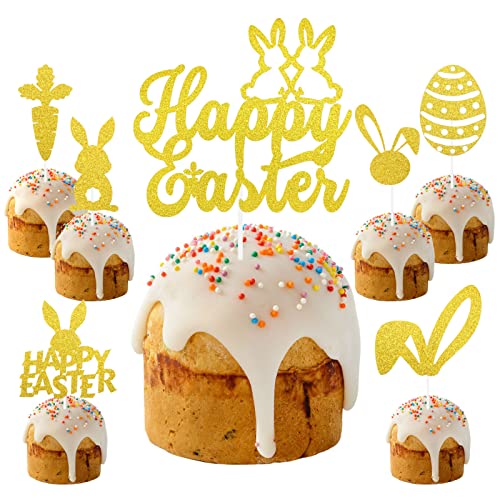 HOWAF 25 Tortendeko Ostern Cupcake Topper Kuchendeko Ostern Cake Topper Tortendeko Osterhase Ostereier Möhren Cupcake Deko Ostern Tortentopper Kuchen Deko Muffin Deko für Deko Ostern Kuchen Dekoration HOWAF 25 Tortendeko Ostern Cupcake Topper Kuchendeko Ostern Cake Topper Tortendeko Osterhase Ostereier Möhren Cupcake Deko Ostern Tortentopper Kuchen Deko Muffin Deko für Deko Ostern Kuchen Dekoration von HOWAF