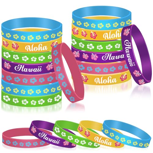 HOWAF 35 Hawaii-Armbänder, Hawaiianische Party Hibiskusblüten-Armbänder, Hawaii Geschenke für Kinder und Erwachsene Luau Hawaii Dekorationen Party Favors HOWAF 35 Hawaii-Armbänder, Hawaiianische Party Hibiskusblüten-Armbänder, Hawaii Geschenke für Kinder und Erwachsene Luau Hawaii Dekorationen Party Favors von HOWAF