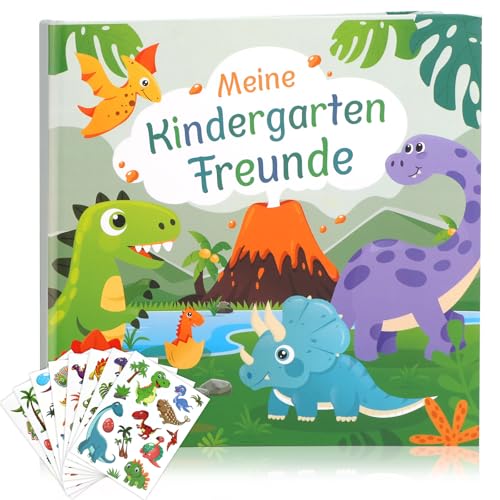 HOWAF Freundebuch Kindergarten Junge Meine Ersten Freunde Freundebuch Dino Meine Kindergartenfreunde Buch Freundschaftsbuch Kindergarten Kindergartenfreundebuch für Kita Kindergartenkinder HOWAF Freundebuch Kindergarten Junge Meine Ersten Freunde Freundebuch Dino Meine Kindergartenfreunde Buch Freundschaftsbuch Kindergarten Kindergartenfreundebuch für Kita Kindergartenkinder von HOWAF