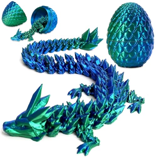 3D Gedrucktes Drachenei mit Drache im Inneren, Dragon Egg Kristall Drachen Spielzeug 3D Drache im Ei Bewegliche Gelenke Drachenspielzeuge Drachenei Geschenk für Kinder Freunde Kollegen 3D Gedrucktes Drachenei mit Drache im Inneren, Dragon Egg Kristall Drachen Spielzeug 3D Drache im Ei Bewegliche Gelenke Drachenspielzeuge Drachenei Geschenk für Kinder Freunde Kollegen von HOXSNII