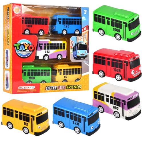 Bus Spielzeugautos, 5PCS Car Spielzeug Pull Back Autos Spielzeugauto Set Kleine Fahrzeuge Mini Cars Spielzeug Kinderspielzeug Mini Auto Figuren Geschenk für Kinder Bus Spielzeugautos, 5PCS Car Spielzeug Pull Back Autos Spielzeugauto Set Kleine Fahrzeuge Mini Cars Spielzeug Kinderspielzeug Mini Auto Figuren Geschenk für Kinder von HOXSNII