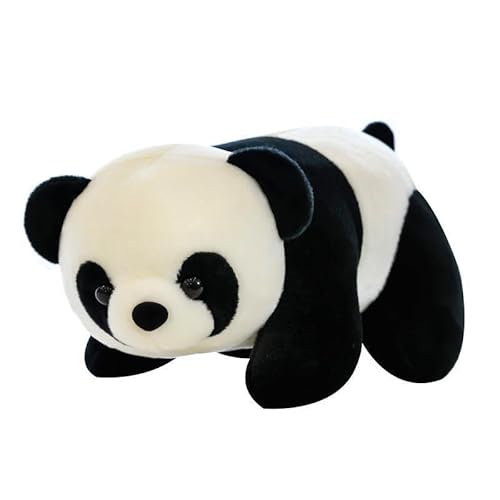 HOXSNII Panda Plüsch Kuscheltier, 35CM Plüschtier Puppe mit 2 Kleinen Panda Plüschkissen Spielzeug Kissen Tierspielzeug Stofftier Spielzeug Schlafkissen Wurfkissen Plüsch Puppe Geschenk für Kinder von HOXSNII