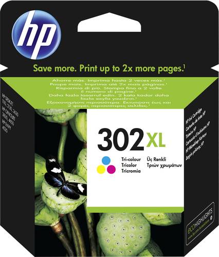 HP 302XL Druckerpatrone Original Cyan, Magenta, Gelb F6U67AE Tinte von HP