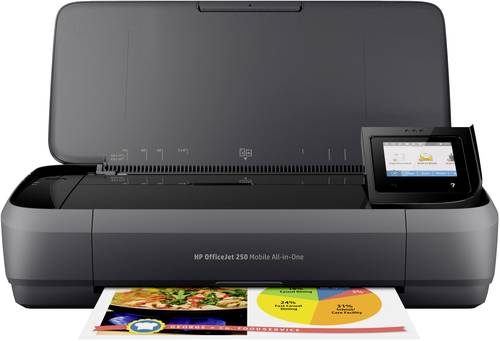 HP OfficeJet 250 All-in-One Farb Tintenstrahl Multifunktionsdrucker A4 Drucker, Scanner, Kopierer Ak von HP