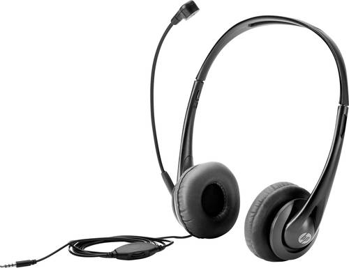 HP T1A66AA Computer Over Ear Headset kabelgebunden Stereo Schwarz Mikrofon-Rauschunterdrückung Laut von HP