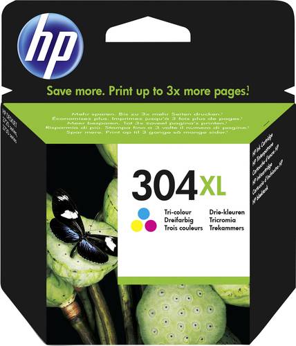 HP 304XL Druckerpatrone Original Cyan, Magenta, Gelb N9K07AE Tinte von HP