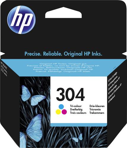 HP 304 Druckerpatrone Original Cyan, Magenta, Gelb N9K05AE Tinte von HP