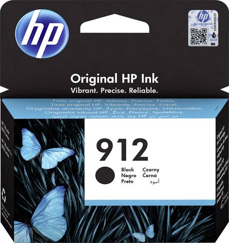 HP 912 Druckerpatrone Original Schwarz 3YL80AE Tinte von HP