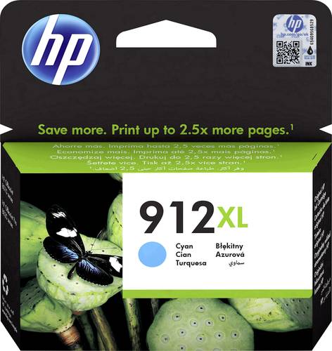 HP 912XL Druckerpatrone Original Cyan 3YL81AE Tinte von HP