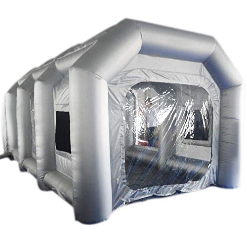 HPDTZ Arbeitszelt Lackierkabine Lackierzelt, Aufblasbares Hauszelt Zelt Sprühkabine Luftfiltersystem Transparente Fenster Bodenmatte 4 * 2,5 * 2,2m HPDTZ Arbeitszelt Lackierkabine Lackierzelt, Aufblasbares Hauszelt Zelt Sprühkabine Luftfiltersystem Transparente Fenster Bodenmatte 4 * 2,5 * 2,2m von HPDTZ