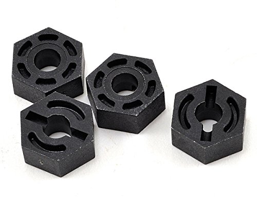 HPI Racing - Radmitnehmer 12 mm, 4 Stück, WR8 - Modellbauteil - Schwarz - Kunststoff - Radmitnehmer für Modellautos (Wheel adapters for model cars) von HPI Racing
