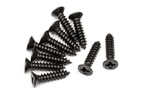 HPI/TT H101245 - Senkkopfschneidschraube M3 x 14 mm, 10 Stück, Mehrfarbig HPI/TT H101245 - Senkkopfschneidschraube M3 x 14 mm, 10 Stück, Mehrfarbig von HPI