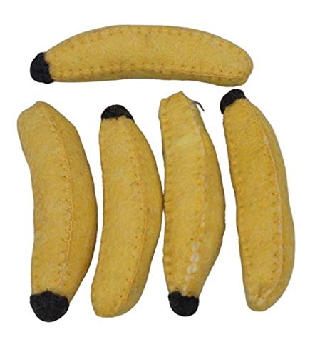 Filz Feen Filz Obst, Banane - gefilzt - Filz Shop - Handarbeit (Ft308) (Sie erhalten 1 Banane ) von HPT Filz
