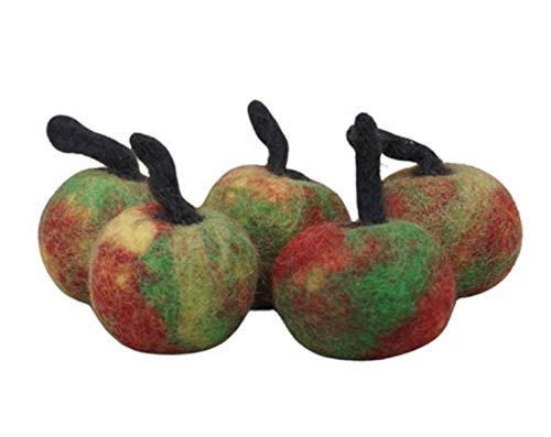 Filz Feen Obst Zierapfel - gefilzt - Filz Shop - Handarbeit (Ft305) (Sie erhalten 1 Apfel) von HPT Filz