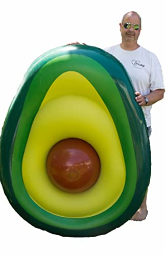 HPT Große Aufblasbare Luftmatratze Avocado ~165x130 cm + Wasserball 45 cm HPT Große Aufblasbare Luftmatratze Avocado ~165x130 cm + Wasserball 45 cm von Zewool