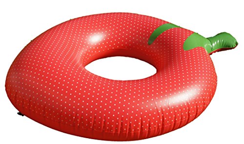 HPT XL aufblasbarer Schwimmreifen Erdbeer Style ~130x100 cm von HPT