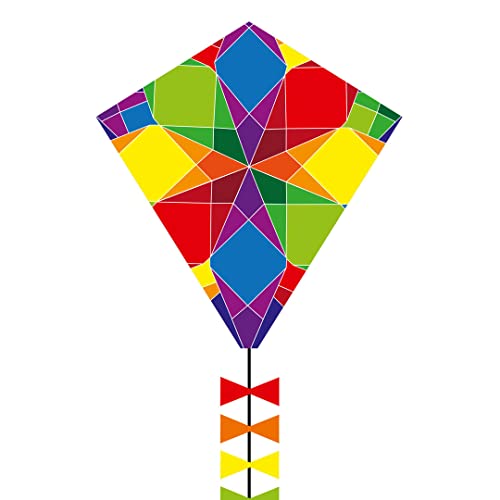 HQ Design Ecoline Eddy 50cm Kinderdrachen Flugdrachen Einleiner ab 5 Jahre, 50x45cm+2.5m Drachenschwanz inkl. 10kp Polyesterschnur 25m auf Griff, 2-5 Bft (Galaxy) HQ Design Ecoline Eddy 50cm Kinderdrachen Flugdrachen Einleiner ab 5 Jahre, 50x45cm+2.5m Drachenschwanz inkl. 10kp Polyesterschnur 25m auf Griff, 2-5 Bft (Galaxy) von HQ HIGH QUALITY DESIGN